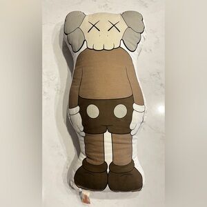 KAWS Brown and Gray Companion Pillow